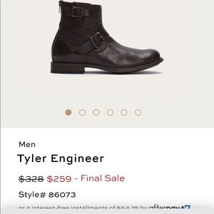 Frye boots Tyler Engineer model Size 12